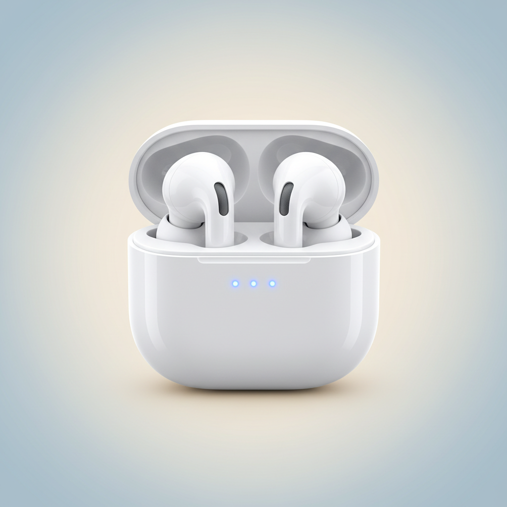 Earpods in charging case