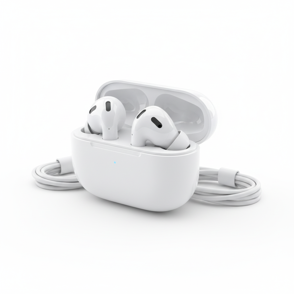 Wireless earpods with charging case